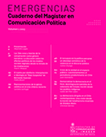 EMERGENCIAS: </br>Cuaderno del Magíster en Comunicación Política